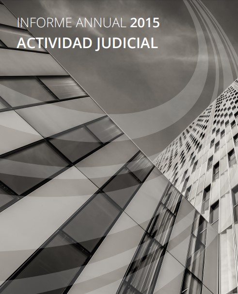 actividad judicial informe anual 2015