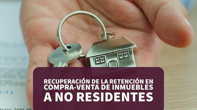 Sentimental baños interrumpir Recuperación de retención en compraventa de inmuebles a no residentes