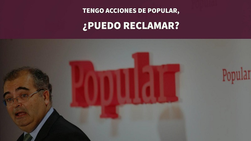 tengo acciones de popular ¿puedo reclamar?