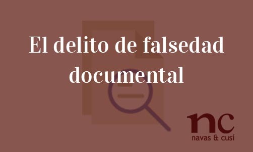 Resultado de imagen de falsedad documental